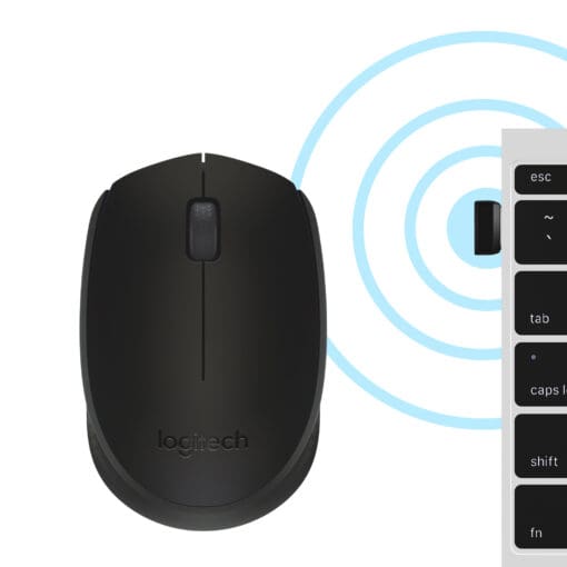 Logitech B170 Wireless Maus schwarz – Bild 6