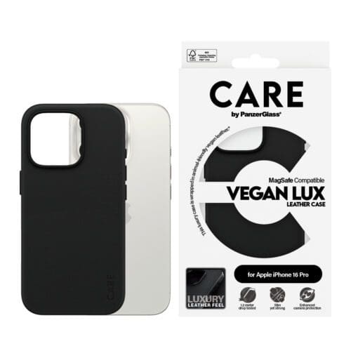 CARE Case Flagship Vegan Leather iPhone 16 Pro – Bild 2