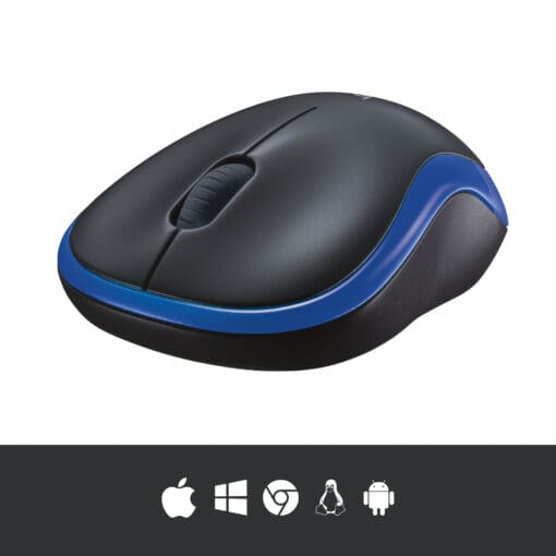 Logitech Wireless Mouse M185 Blue – Bild 5