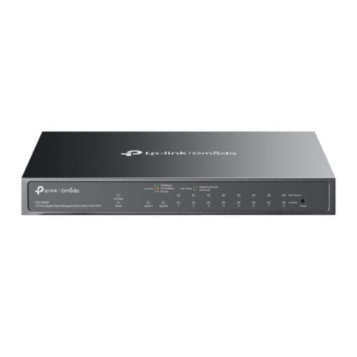 Omada ES210GMP Omada 10-Port Gig. Easy mgd. Switch 8-Port PoE+