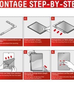Das <strong>DISPLEX Tablet Glass</strong> kombiniert konventionelles Panzerglas mit innovativer, unzerbrechlicher Premium-PET-Schutzfolie. Mit einer Härte von 9H schützt es zuverlässig vor Kratzern und Schäden, ist ultra-dünn (0,3mm), flexibel und unzerbrechlich. Made in Germany, bietet es uneingeschränkte Funktionalität, Farbbrillanz und Hüllenkompatibilität. Dank EASY-ON® Eco-Montagerahmen ist die Montage blasenfrei und umweltfreundlich.