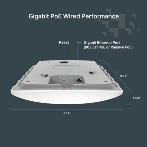 TP-Link Festa F52 AC1350 MU-MIMO GIG Deckenmontage WiFi 5 AP – Bild 6