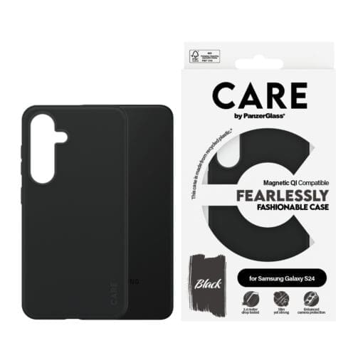 CARE Fashionable Case Black Samsung S24 – Bild 2