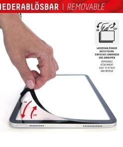 Die <strong>Tablet PaperSense Schutzfolie</strong> bietet ein authentisches Schreib- und Zeichenerlebnis mit ihrer papierähnlichen, fein aufgerauten Oberfläche. Perfekt für präzises Arbeiten und kreative Projekte, schützt sie das Display vor Kratzern und Beschädigungen, ohne die Touch-Funktionalität einzuschränken. Dank der innovativen <strong>Air Adsorption Technology</strong> ist sie leicht anzubringen und abwaschbar. Inklusive Filz-Schutzhülle für sicheren Transport.