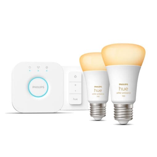 Philips Hue White Ambience E27 8W 2er Starter Set inkl DS/