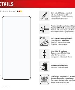 <p><strong>Displex Full Cover Panzerglas</strong> – 3D/Curved Design für maximalen Schutz. Perfekte Passform, 10H-Härte, Anti-Fingerprint-Beschichtung und Splitterschutz. Hüllenfreundlich und blasenfreie Montage dank EASY-ON® Eco-Rahmen.</p>