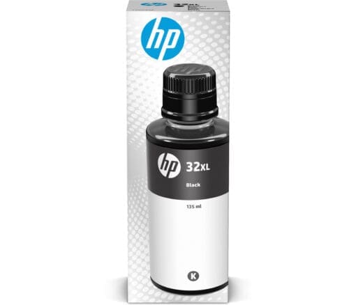 HP 32XL Schwarz Original Tintenflasche, 135 ml