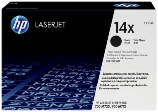 HP 14X Schwarz Original LaserJet Tonerkartusche