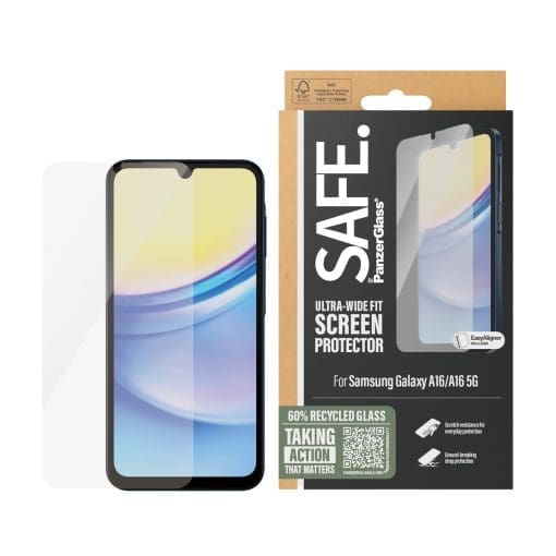 SAFE Screen Protector Samsung A16/A16 5G/Ultra-Wide Fit – Bild 2